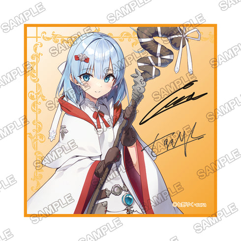 『ファンタジア文庫大感謝祭2023』描き下ろし複製サイン入りミニタオル『公女殿下の家庭教師』ティナ・ハワード